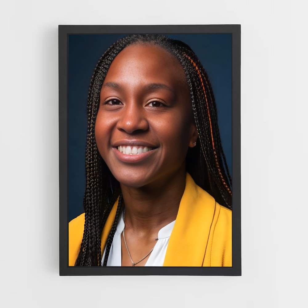 Poster Sourire de Tamika – affiche Basketball (vue 2)